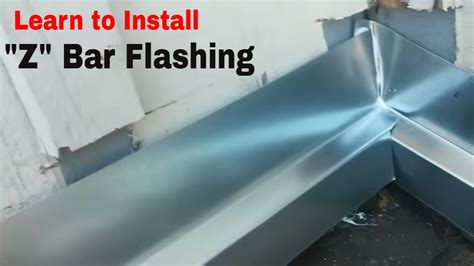 how to install z metal when siding house|flashing z bar for siding.